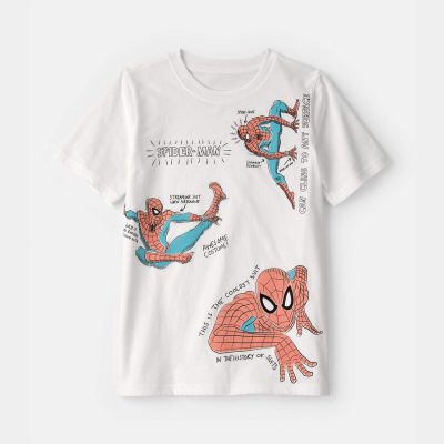 Kids ©Marvel Spider-Man Graphic Tee - White