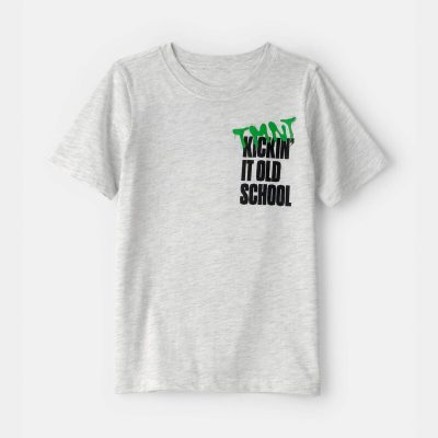Boys Ninja Turtles Graphic Tee - Grey