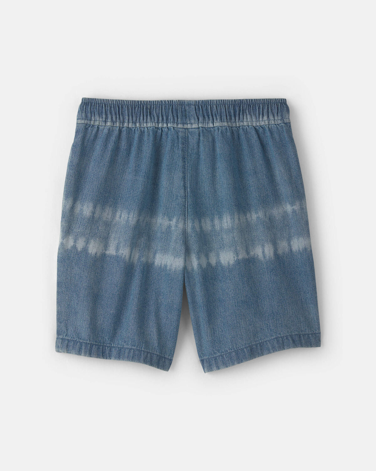 Boys Tie-Dye Denim Shorts - Medium Wash - Image 5