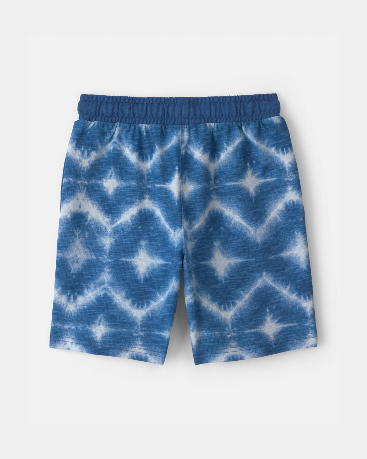 Boys Shibori French Terry Shorts - Blue - Image 2