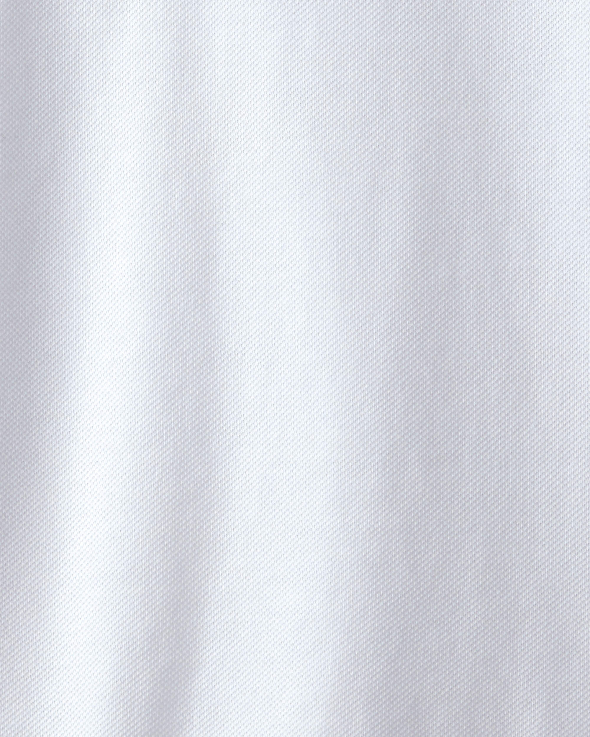 Boys Uniform Piqué Long-Sleeve Polo Shirt - White - Image 5