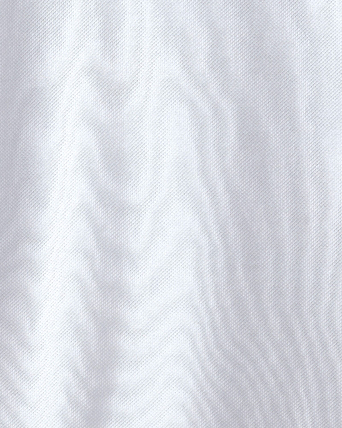Boys Uniform Piqué Long-Sleeve Polo Shirt - White - Image 4