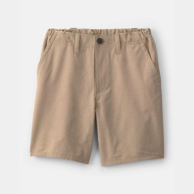 Boys Uniform Active Pull-On Shorts - Khaki