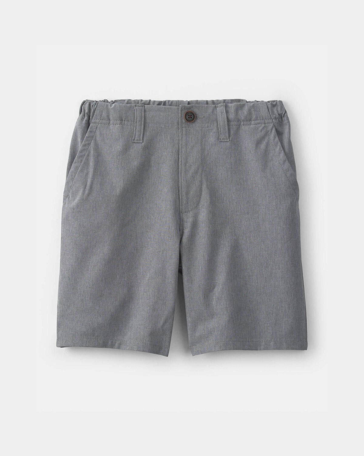 Boys Uniform Active Pull-On Shorts - Grey
