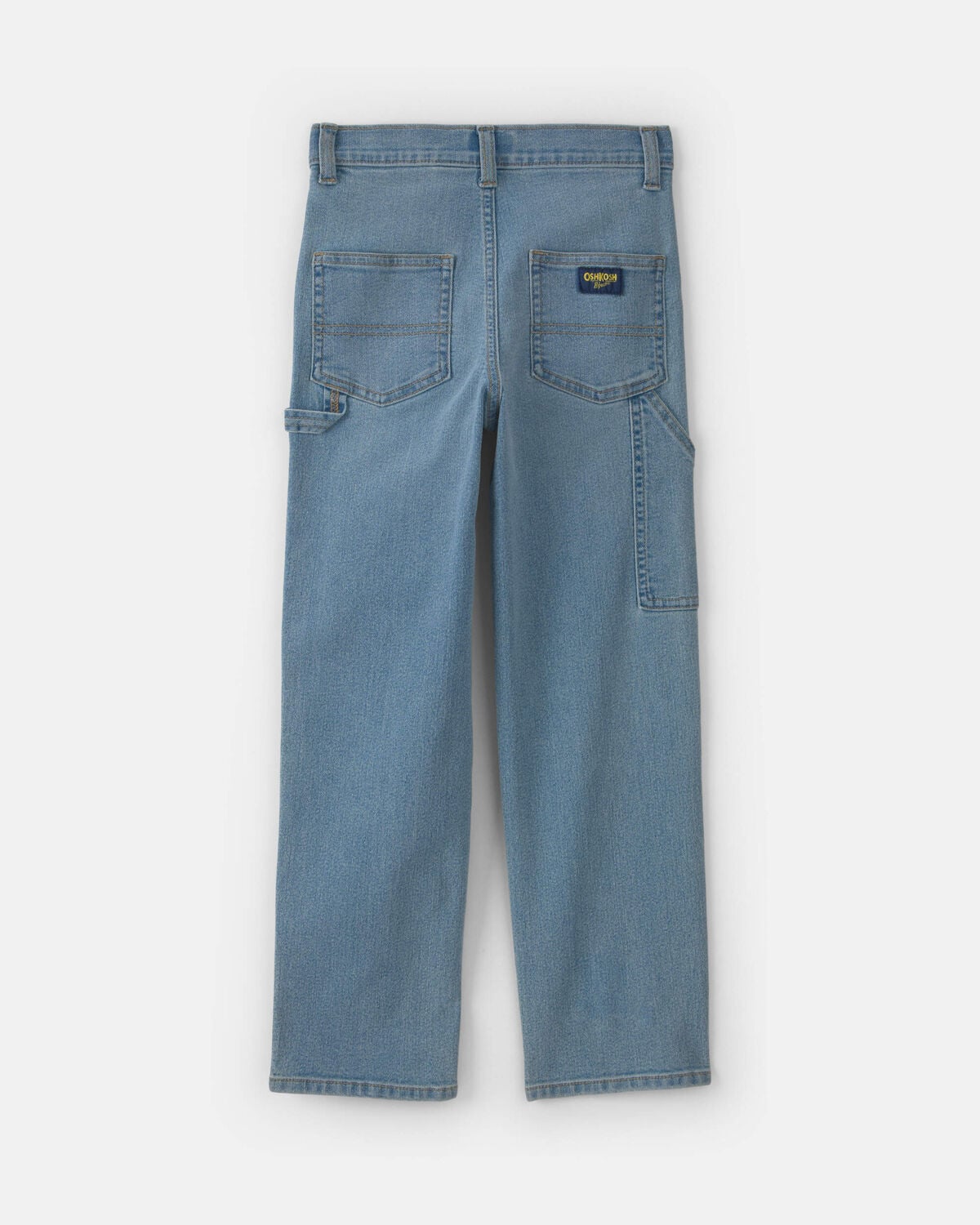 Boys Straight-Leg Jeans - Light Wash - Image 2