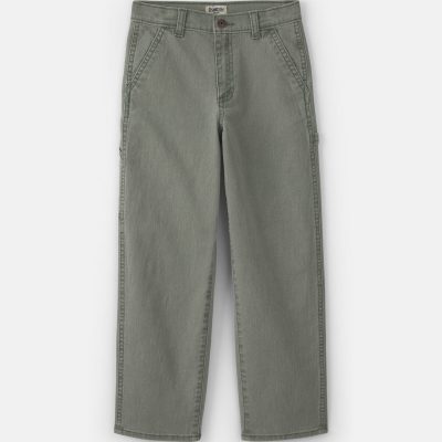 Boys Straight-Leg Pants - Green