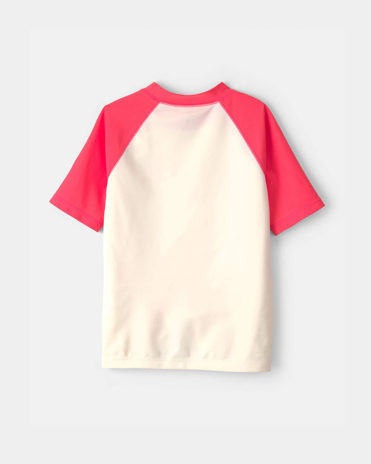 Boys Octopus Short-Sleeve Rashguard - Red/Cream - Image 2
