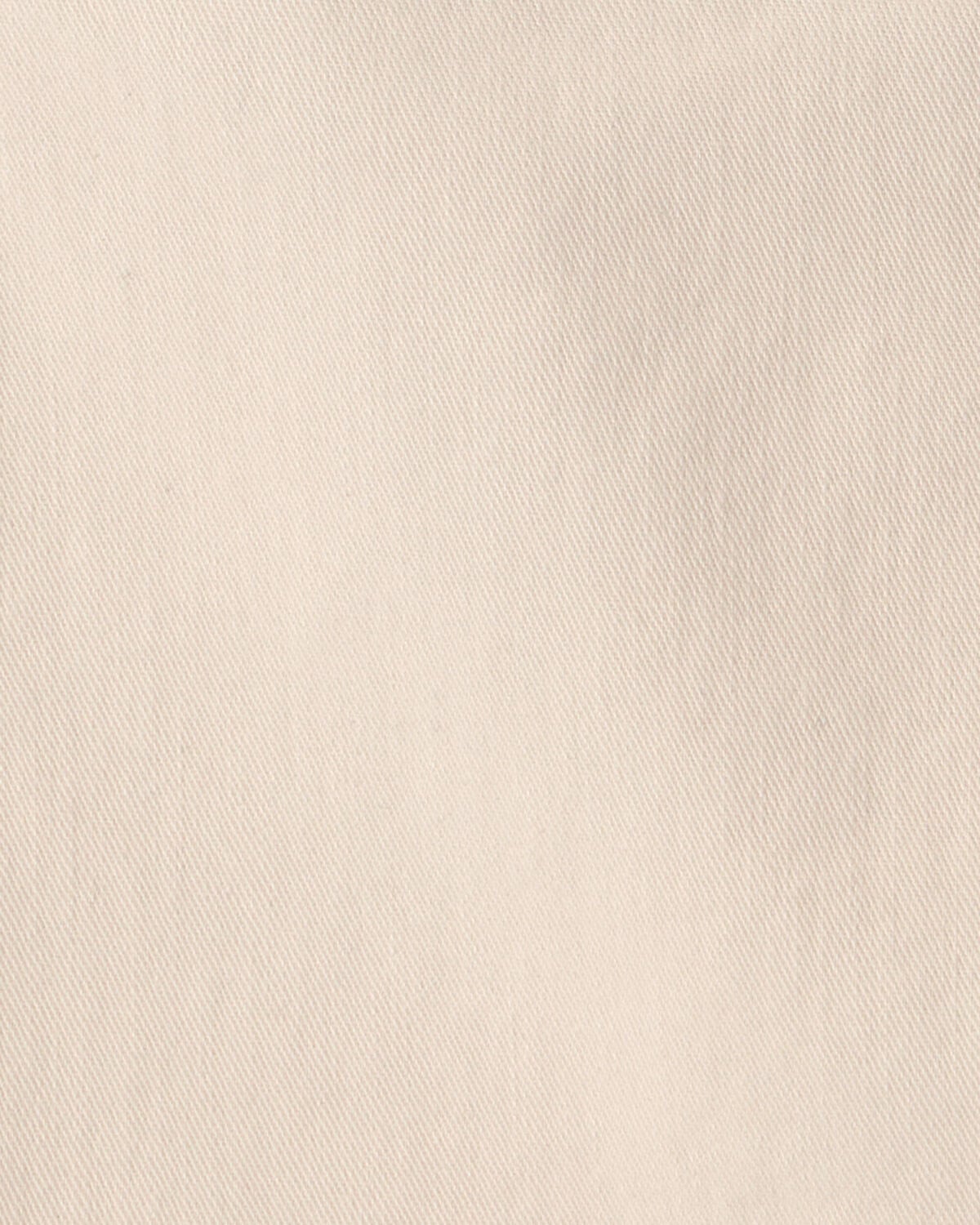Girls Twill Baggy Shorts - Cream - Image 3