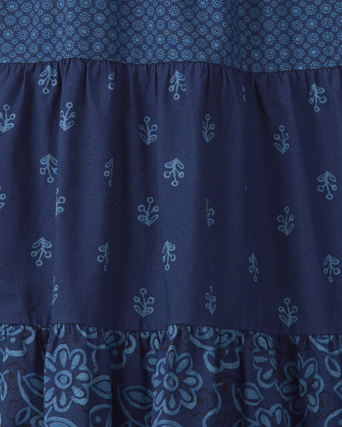 Girls Floral Maxi Dress - Navy - Image 6