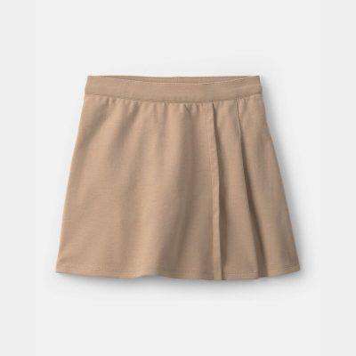 Girls Uniform Ponte Skort - Khaki