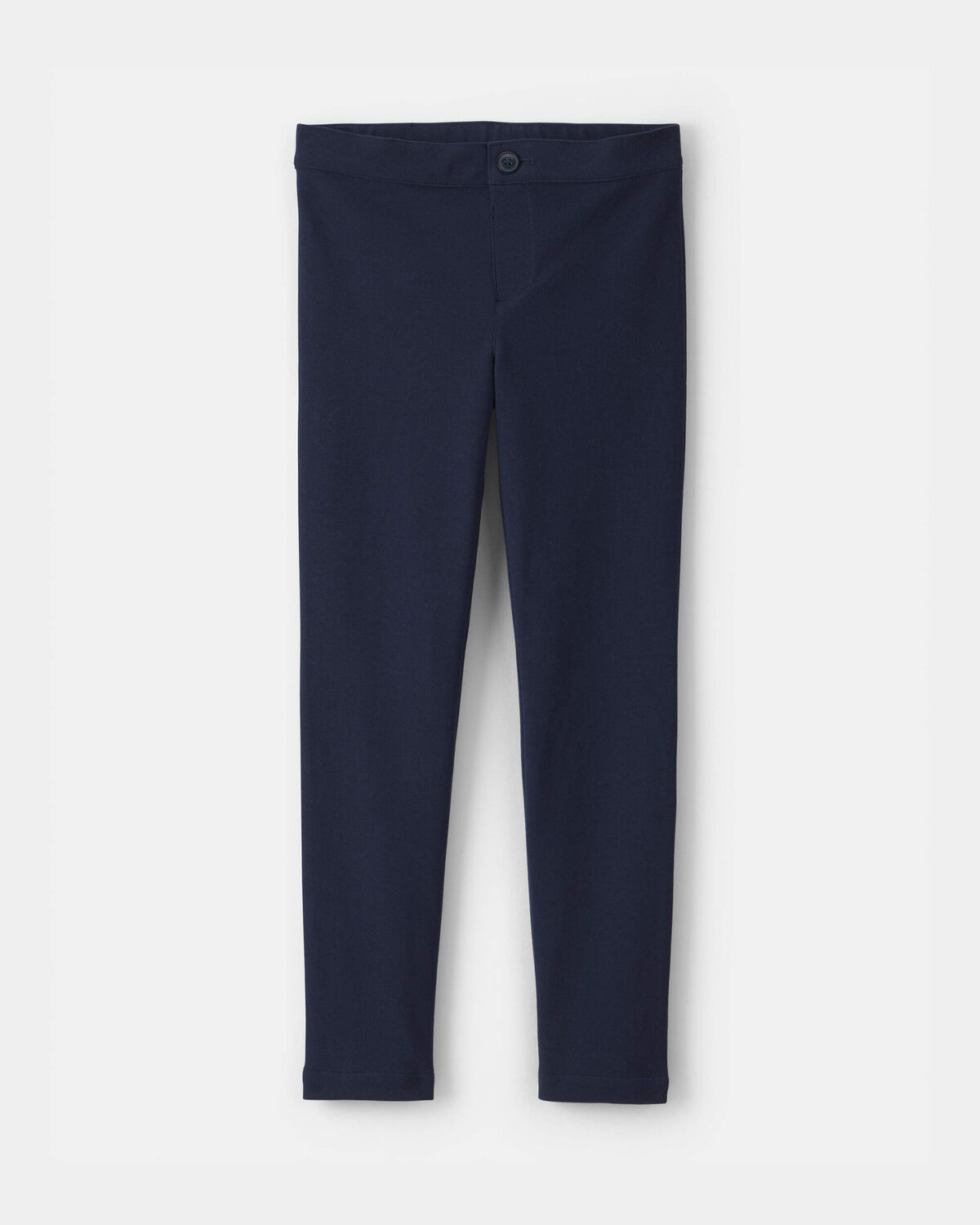 Girls Uniform Ponte Skinny Pants - Navy
