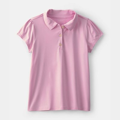 Girls Uniform Polo Shirt - Pink