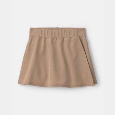 Girls Uniform Active Skort - Khaki