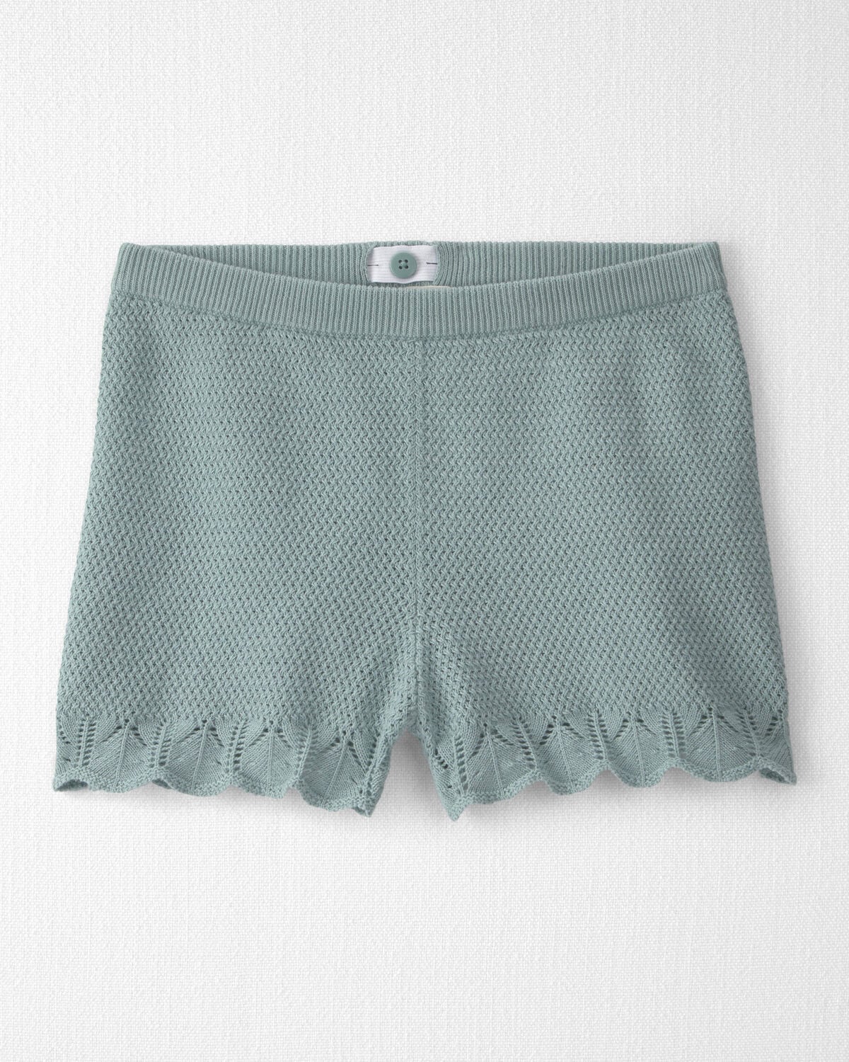 Girls 2-Piece Organic Cotton Knit Top & Short Set - Image 3