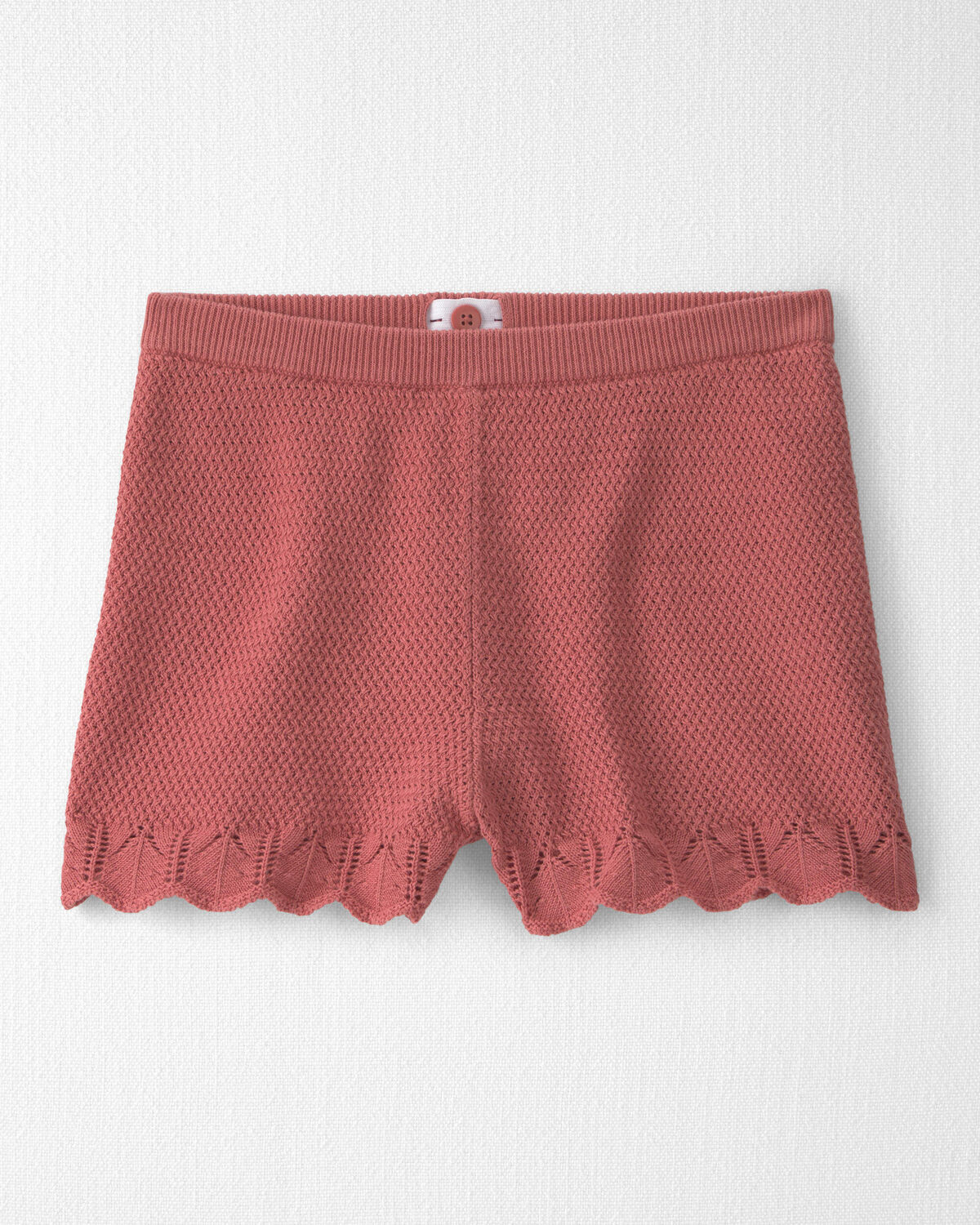Girls 2-Piece Organic Cotton Knit Top & Short Set - Image 2
