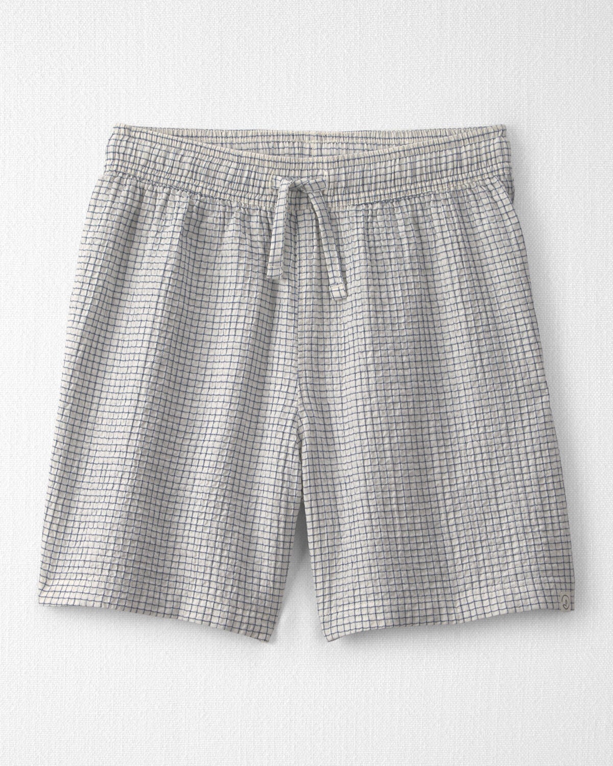 Boys 2-Piece Organic Cotton Seersucker Gauze Top & Short Set - Image 2