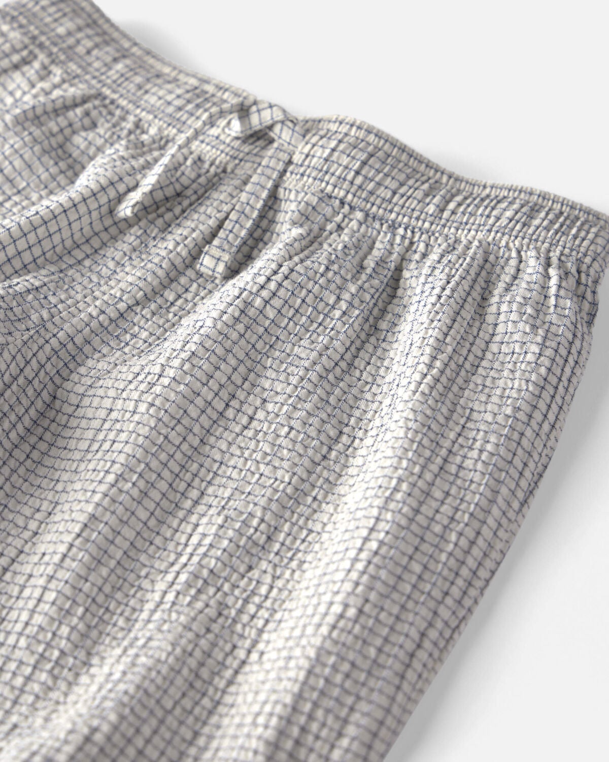 Boys 2-Piece Organic Cotton Seersucker Gauze Top & Short Set - Image 3