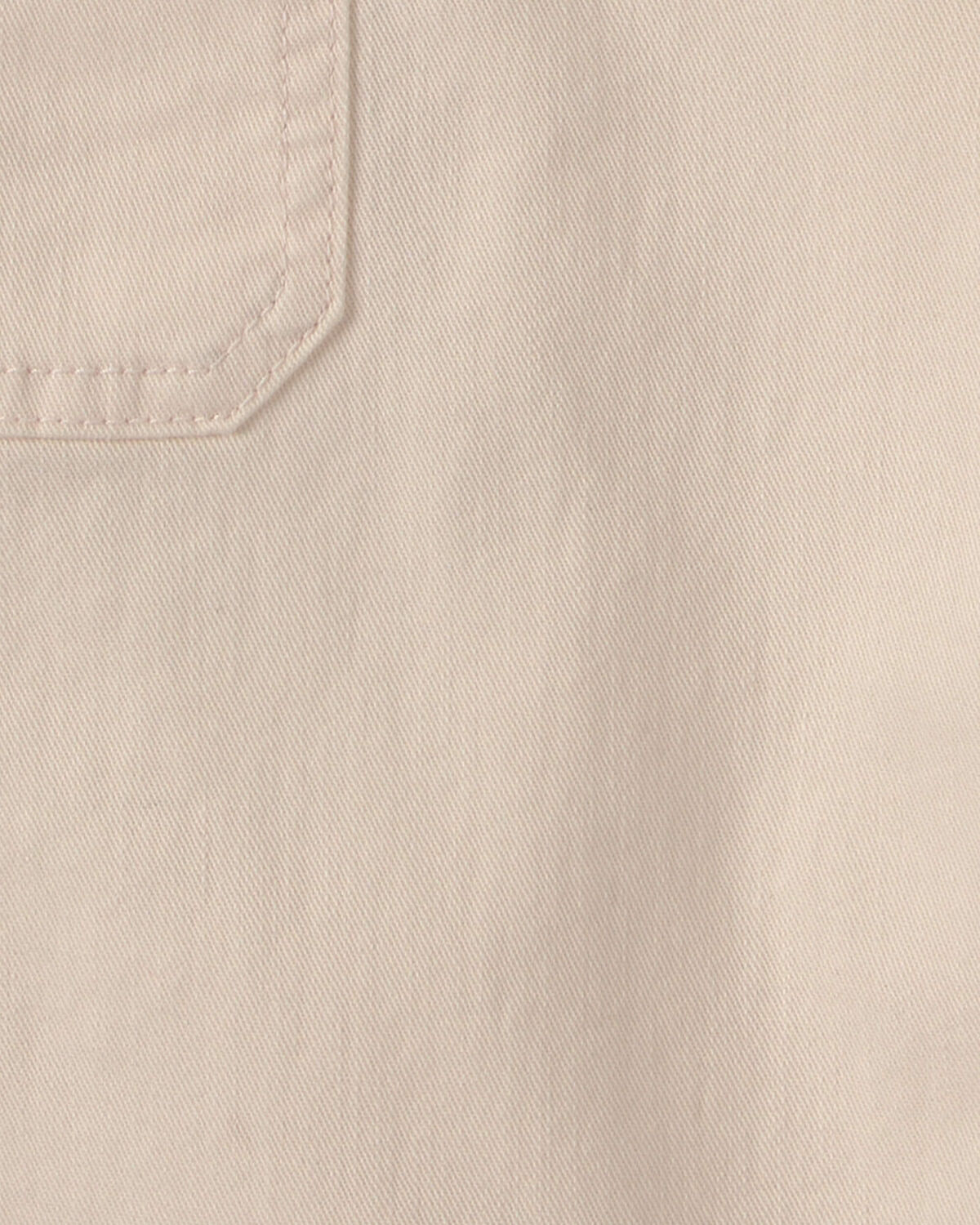 Girls Straight-Leg Cargo Pants - Cream - Image 4