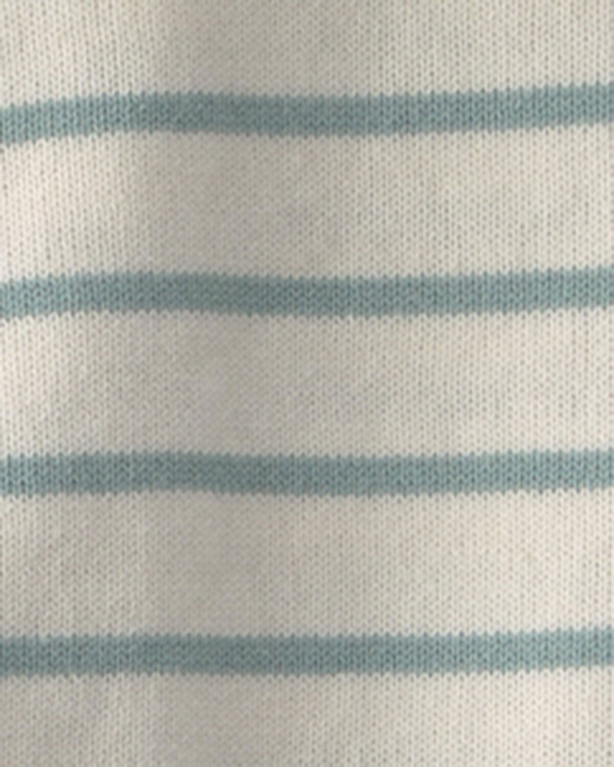 Boys 2-Piece Sweater Knit Top & Short Set Made with Organic Cotton in Stripes - Image 4