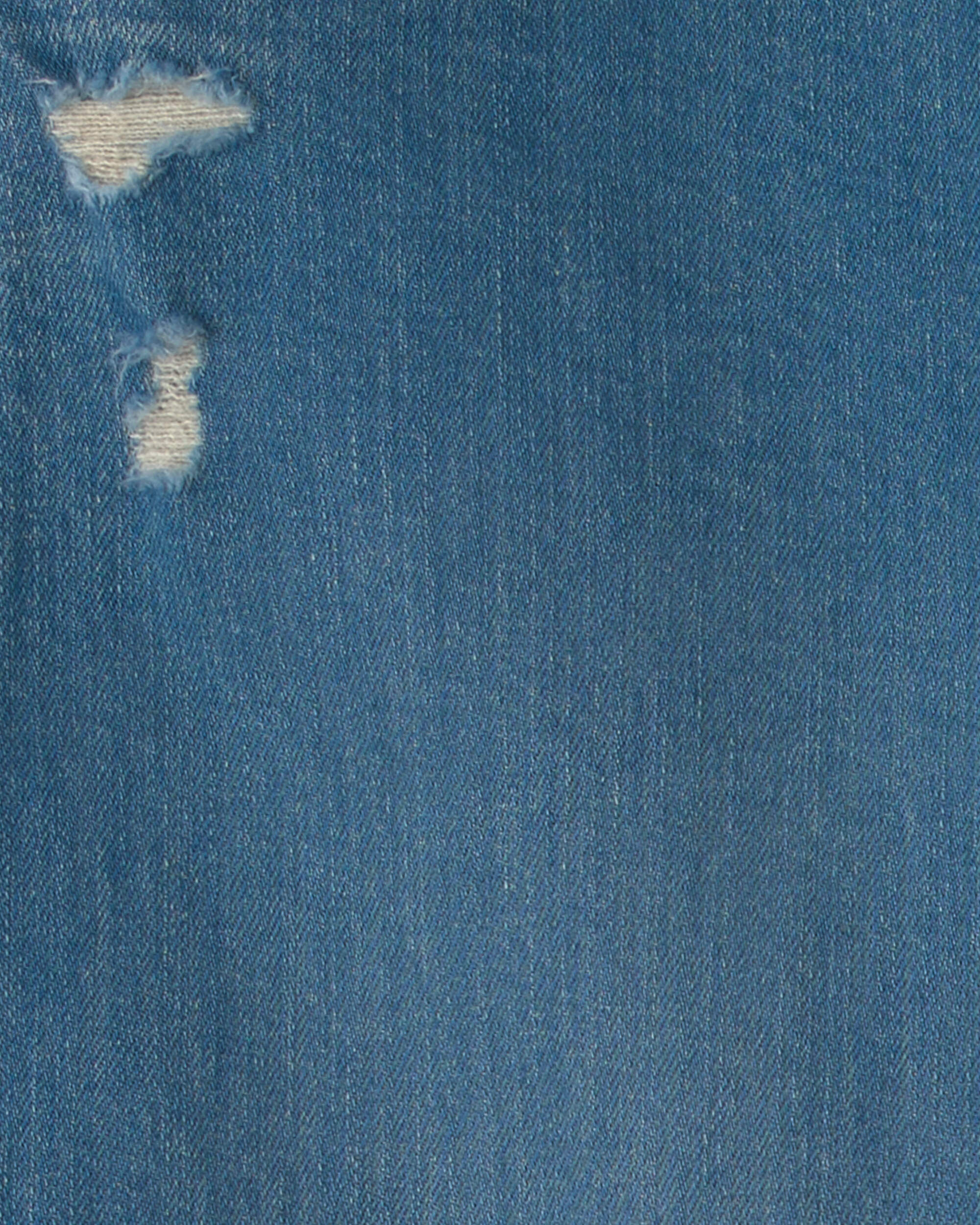 Girls Cropped Wide-Leg Jeans - Medium Wash - Image 4