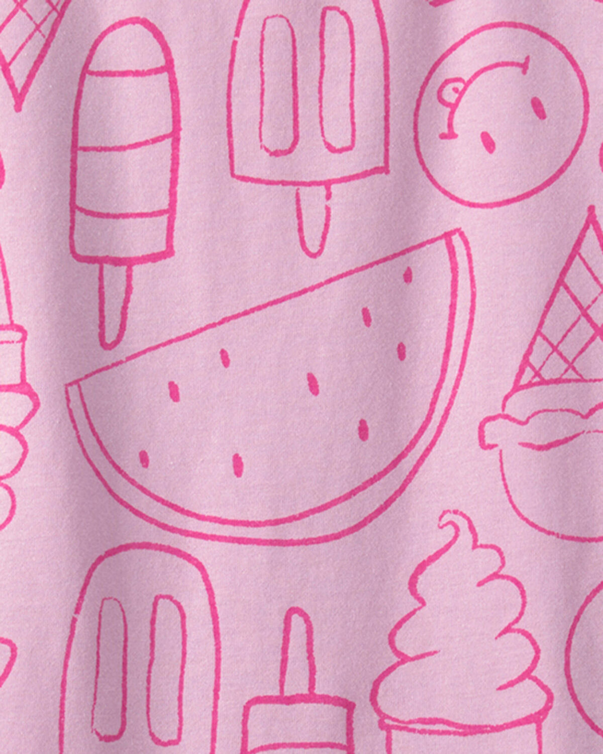 Girls Summer Treats Top - Pink - Image 2