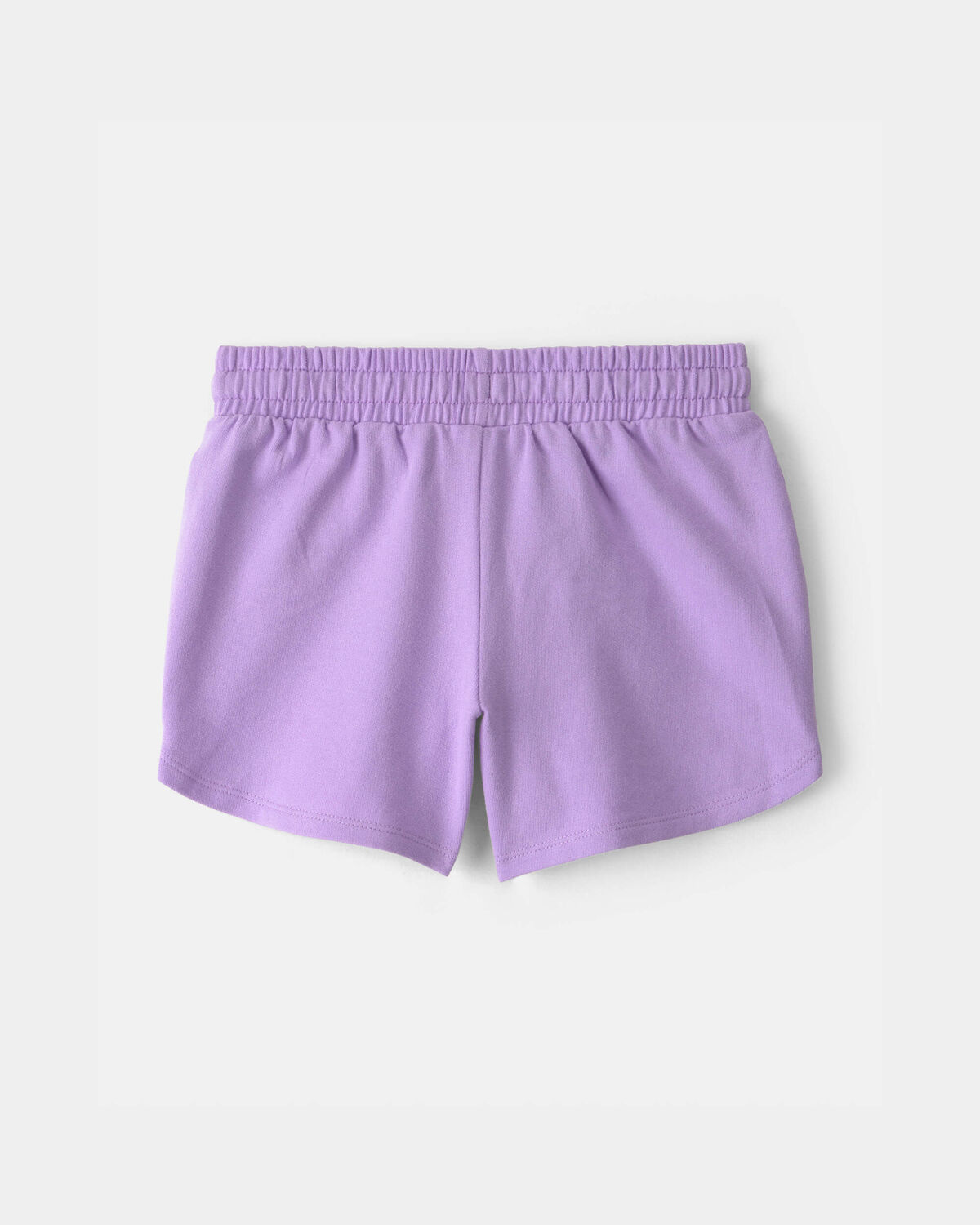 Girls French Terry Shorts - Purple - Image 2