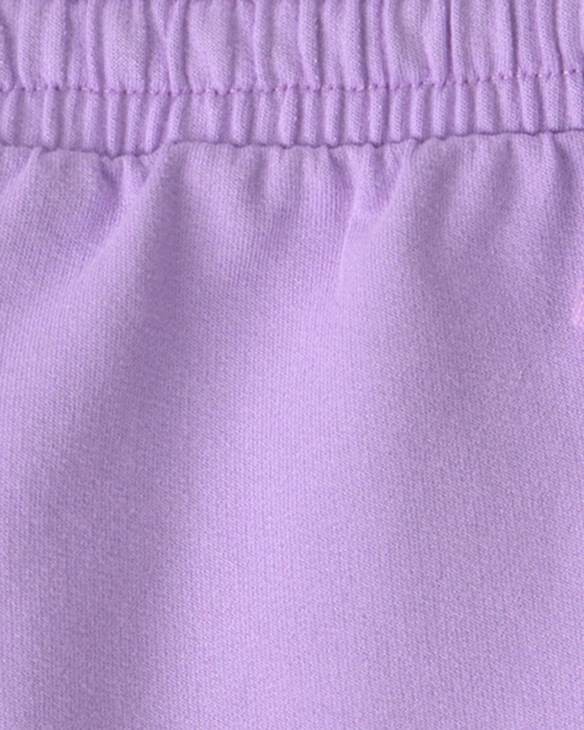 Girls French Terry Shorts - Purple - Image 3