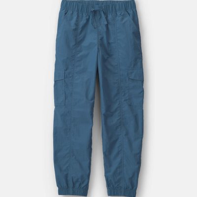 Girls Cargo Joggers - Navy Blue