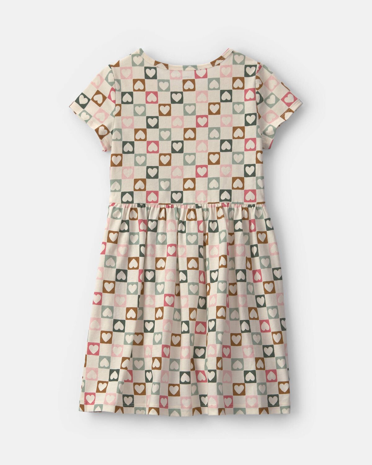 Girls Heart Short-Sleeve Dress - Image 2