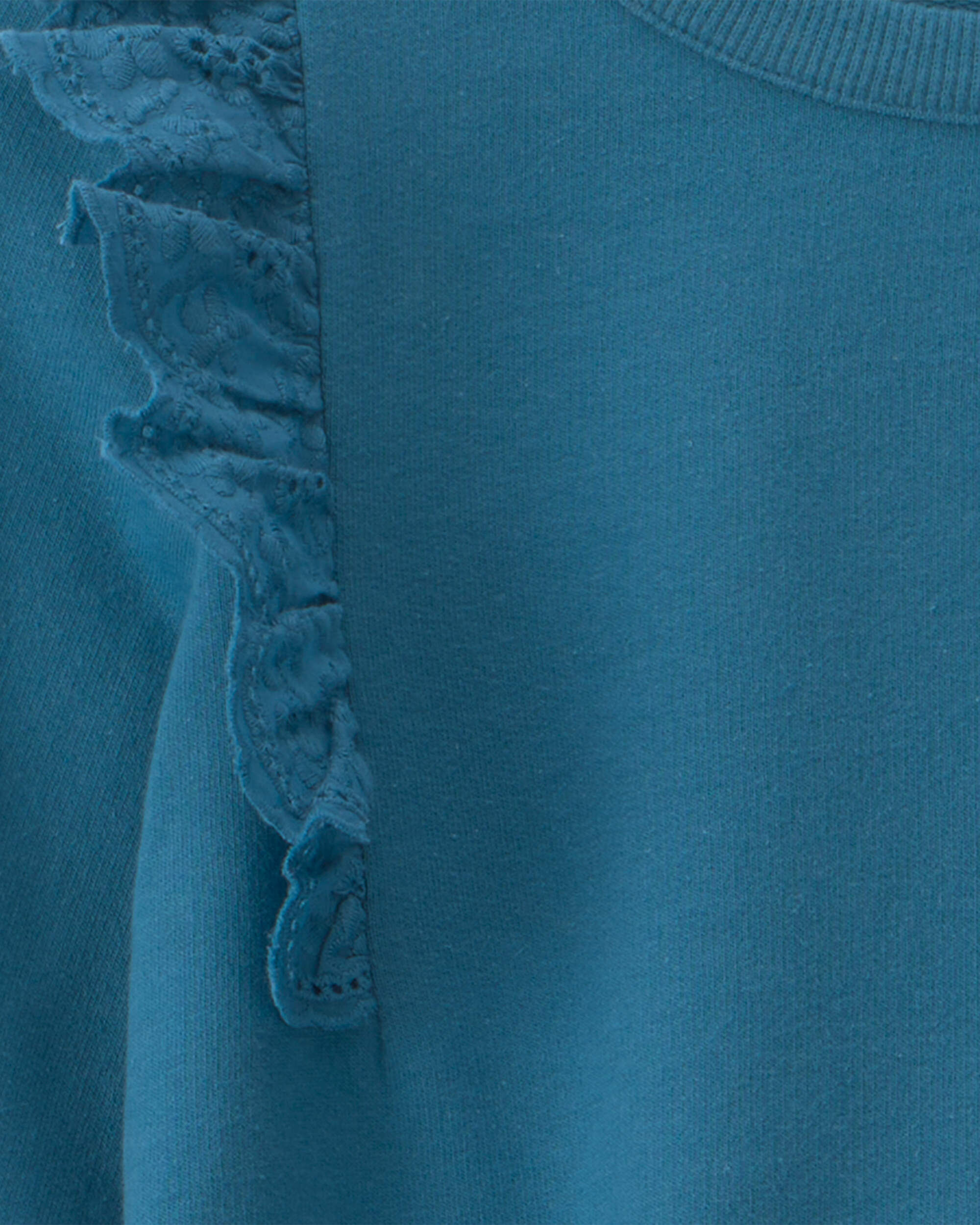 Girls 2-Piece Bee Long-Sleeve Top & Skort Set - Blue - Image 4