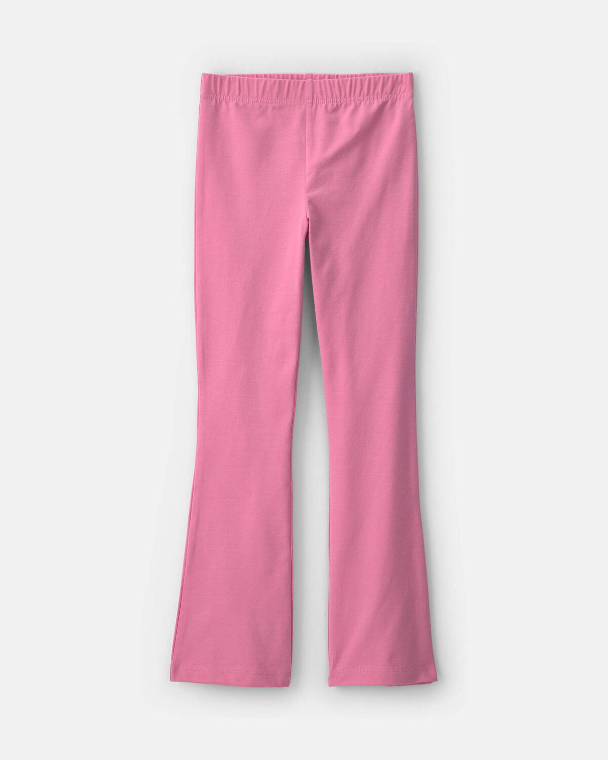 Girls Pull-On Stretch Flare Leggings - Pink