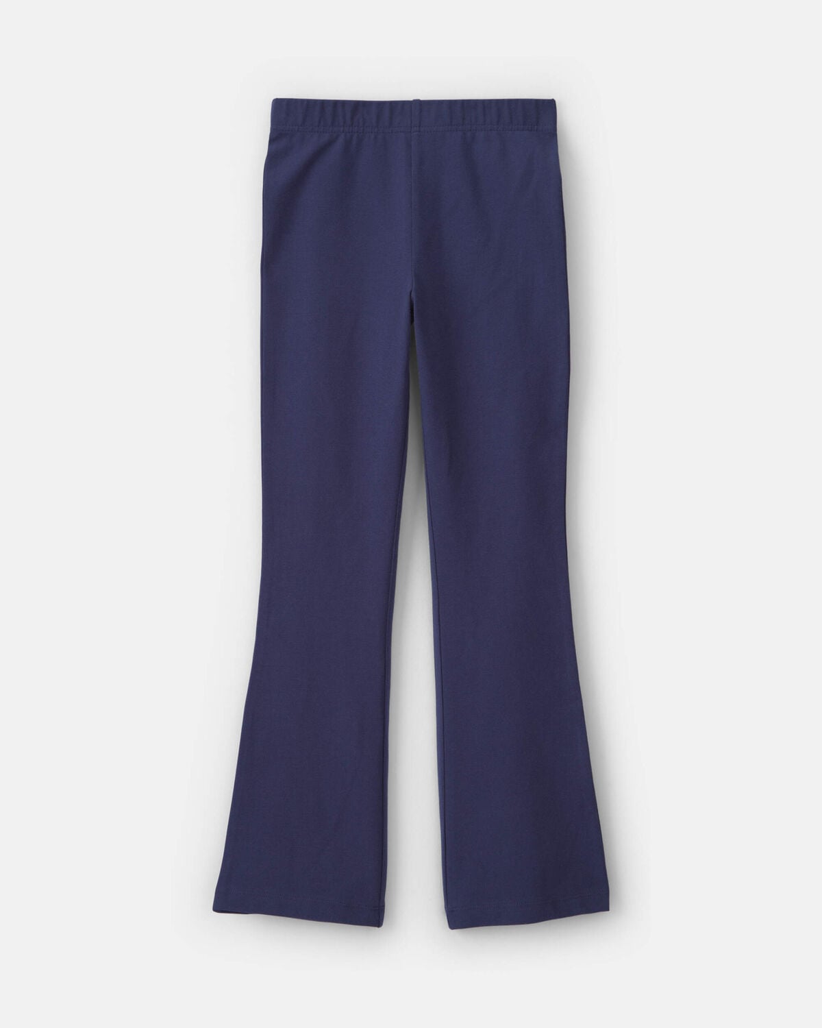 Girls Pull-On Stretch Flare Leggings - Navy Blue - Image 2