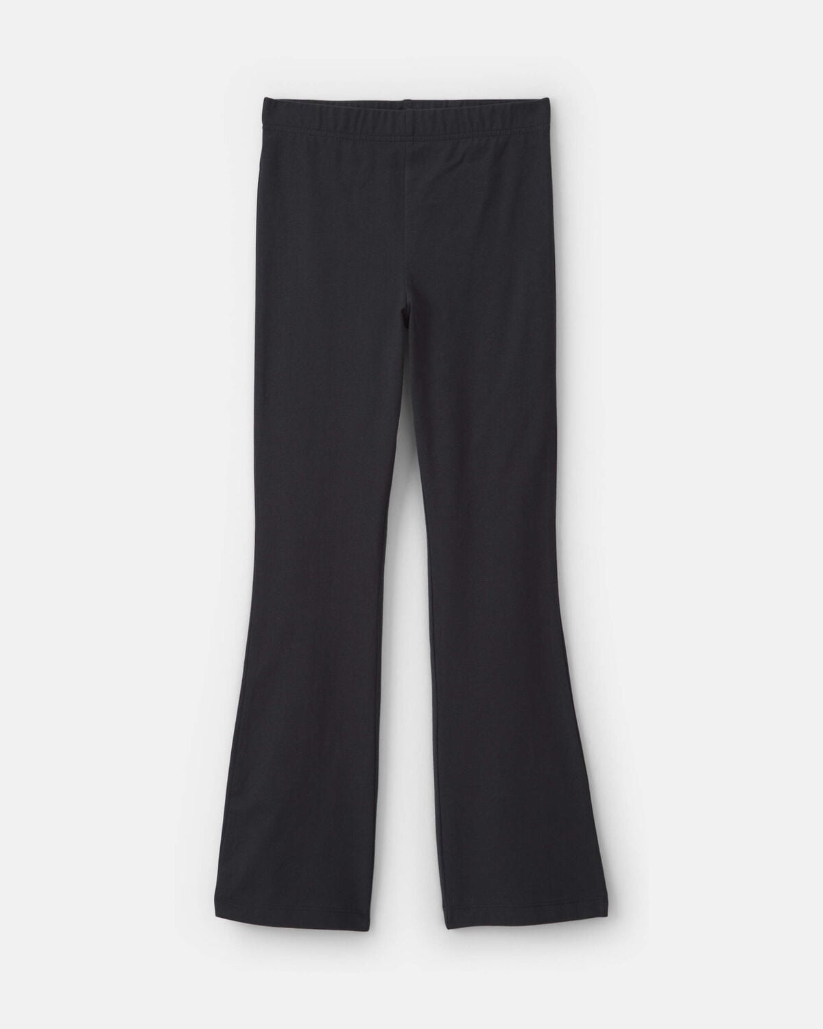 Girls Pull-On Stretch Flare Leggings - Black