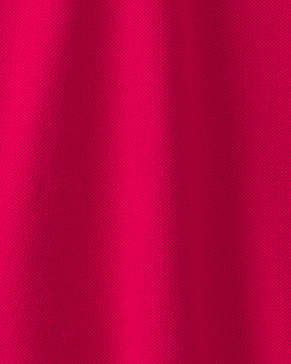 Girls Uniform Piqué Polo Shirt - Red - Image 2