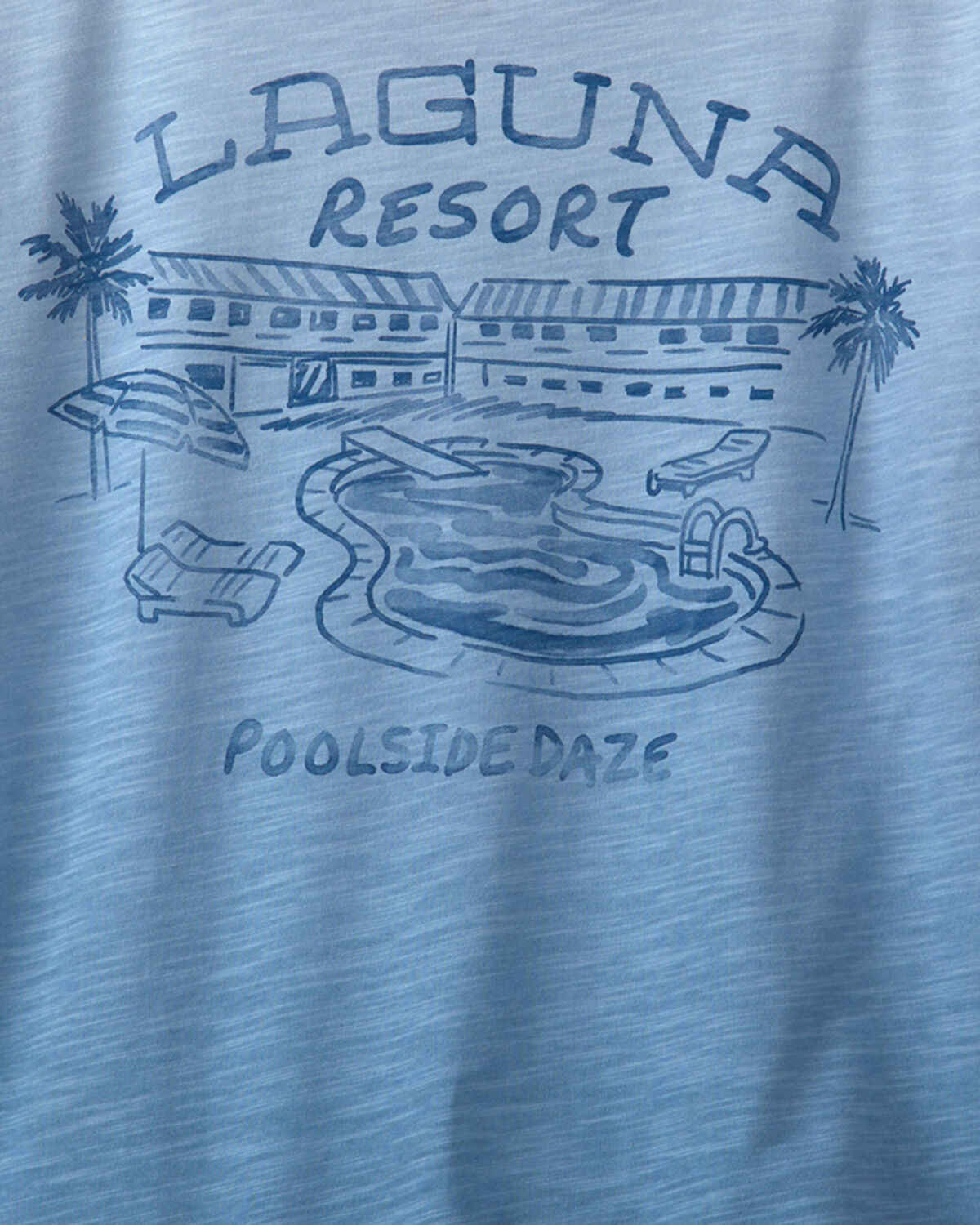 Boys 'Poolside' Ombre Graphic Tee - Blue - Image 4