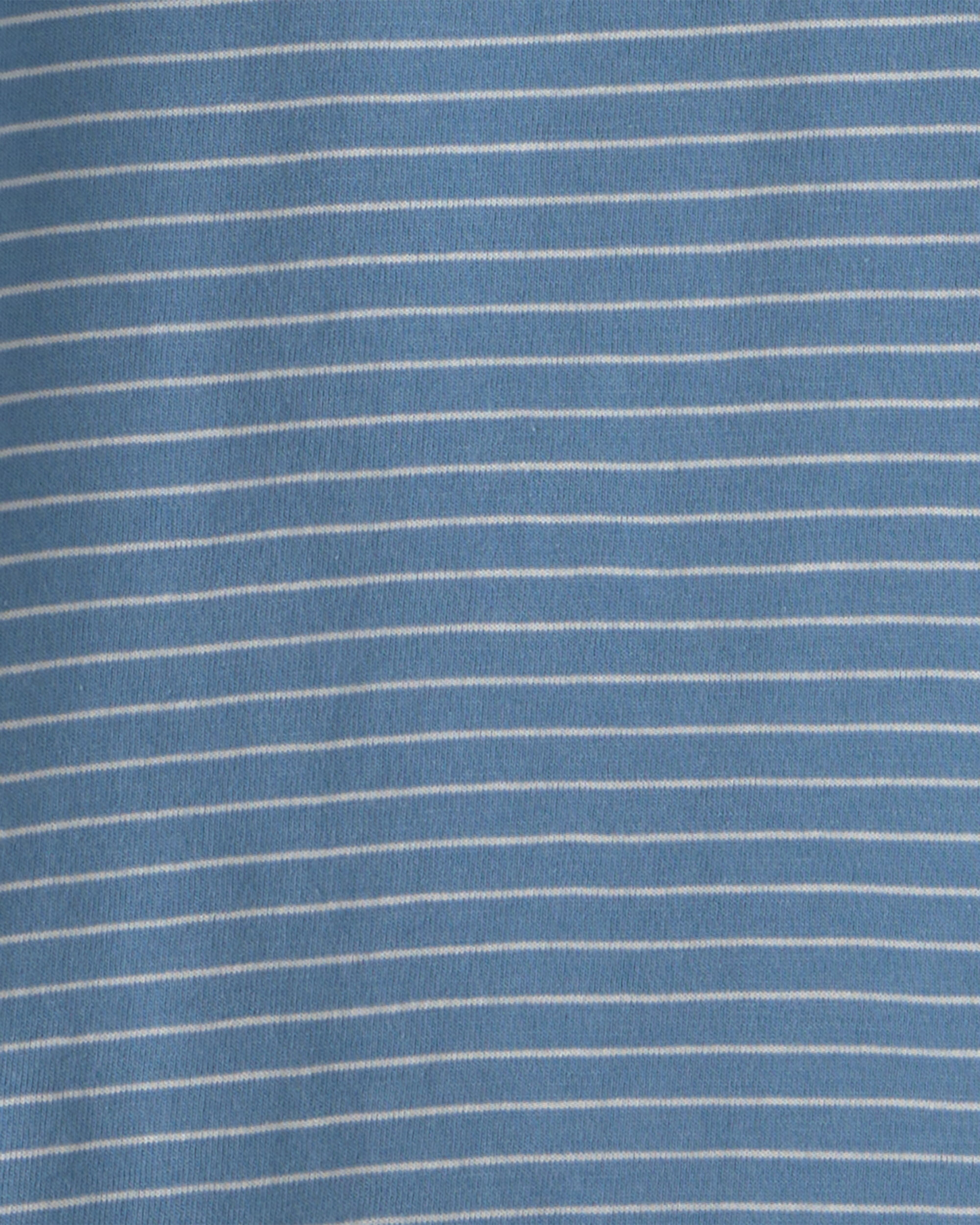 Boys Stripe Henley Tee - Cream - Image 4