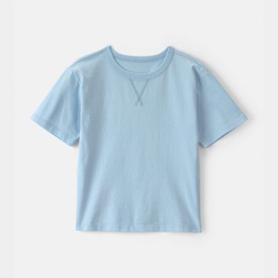 Kids Solid T-Shirt - Blue