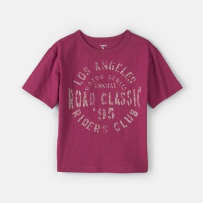 Boys 'Los Angeles' Graphic Tee - Red