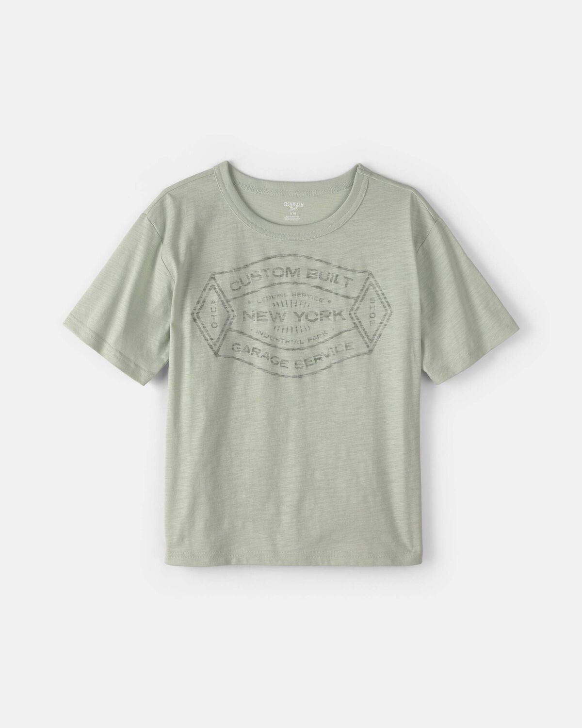Boys 'New York' Graphic Tee - Green