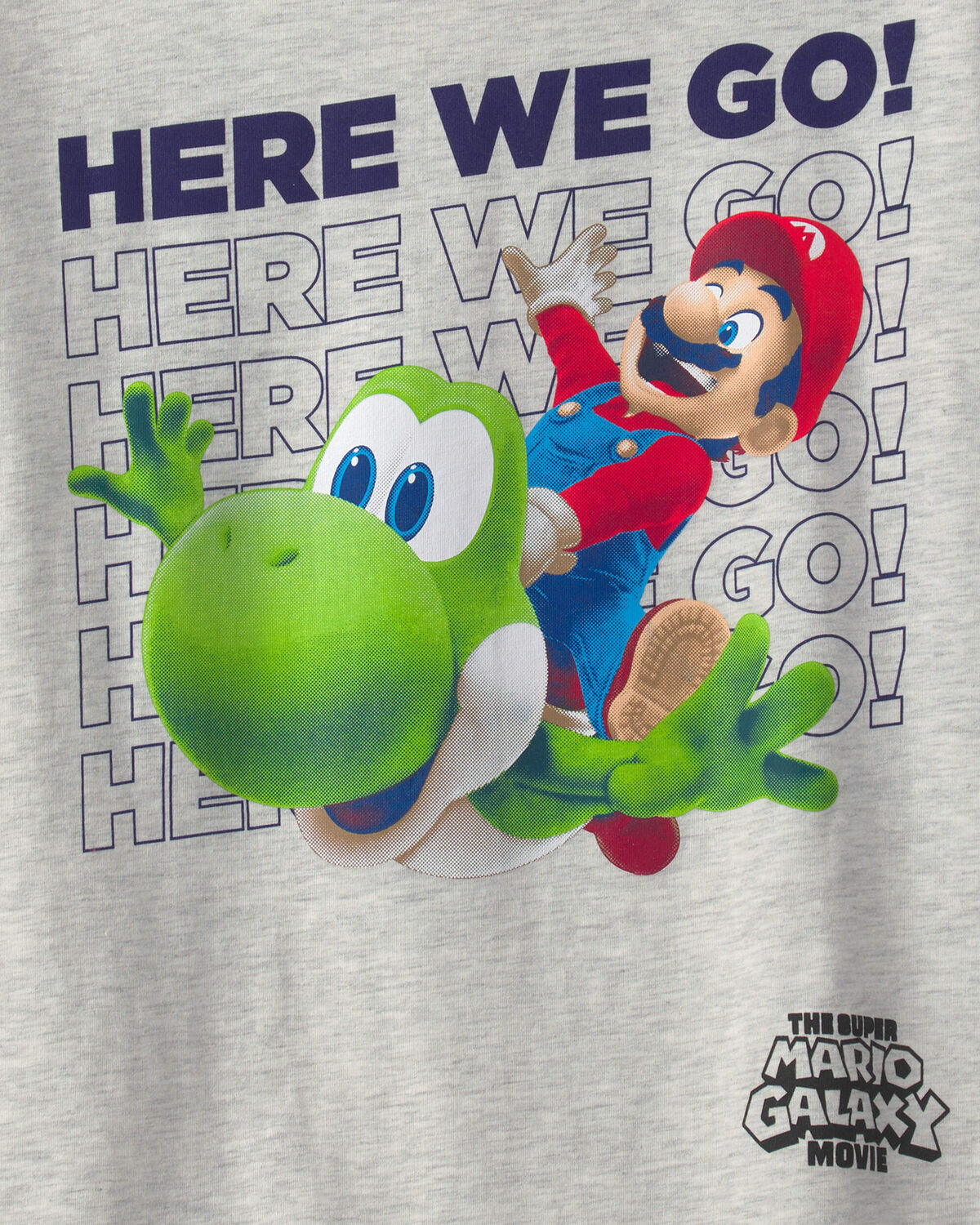 Boys Nintendo Super Mario Graphic Tee - Grey - Image 2