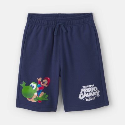 Boys Nintendo Super Mario Shorts - Navy Blue