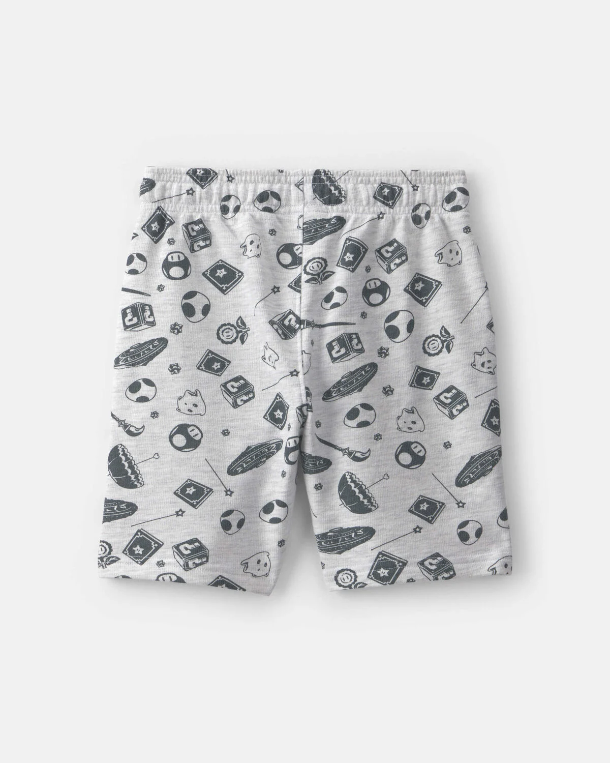 Boys Nintendo Super Mario Shorts - Grey - Image 2