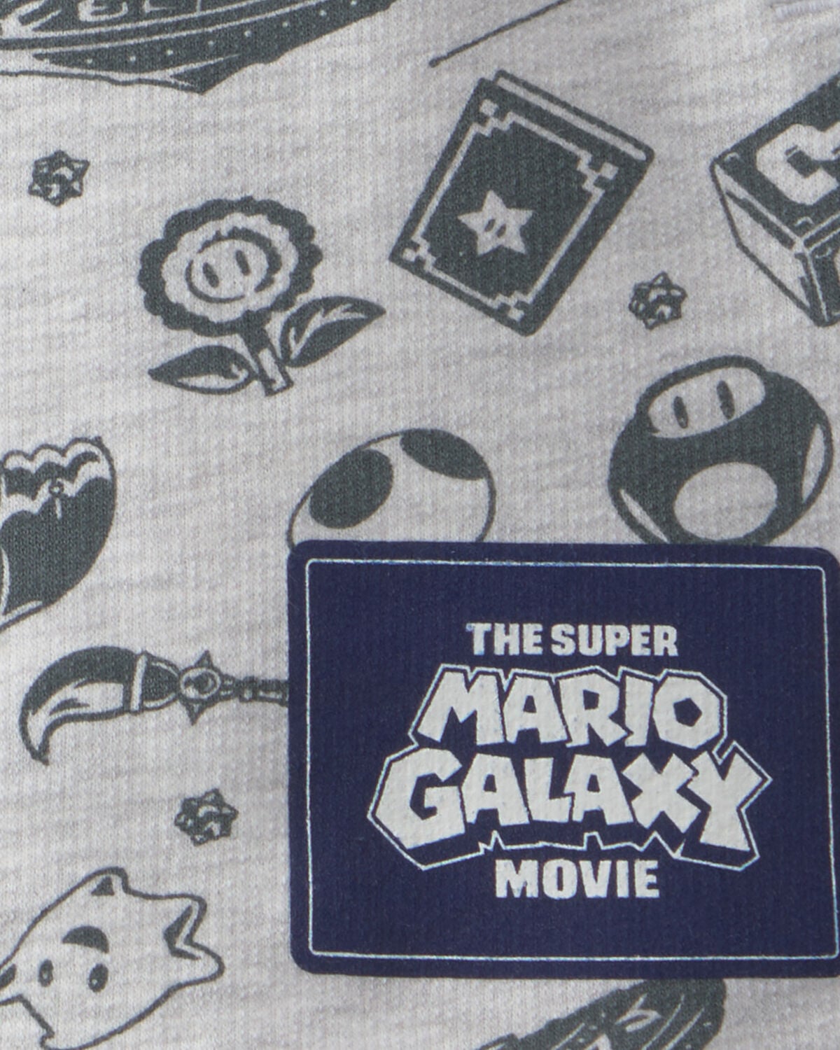 Boys Nintendo Super Mario Shorts - Grey - Image 3