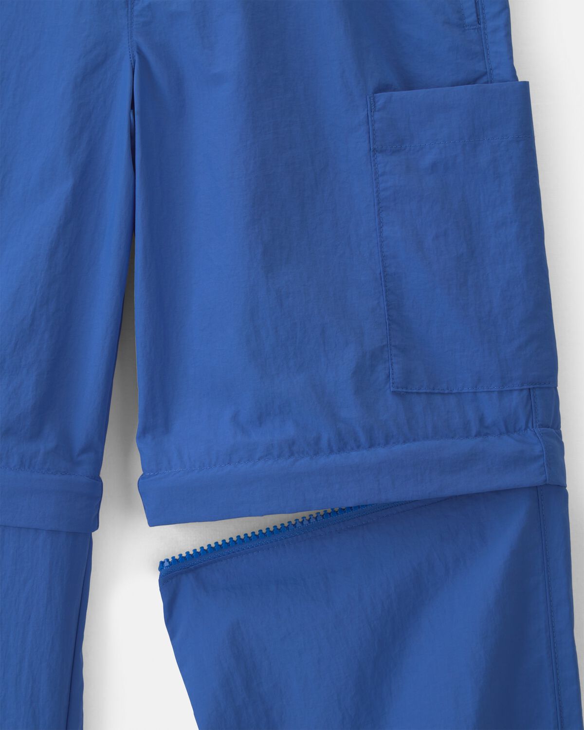 Boys 2-in-1 Cargo Utility Zip-Off Pants - Blue - Image 2
