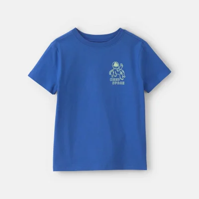 Boys Space Graphic Tee - Blue