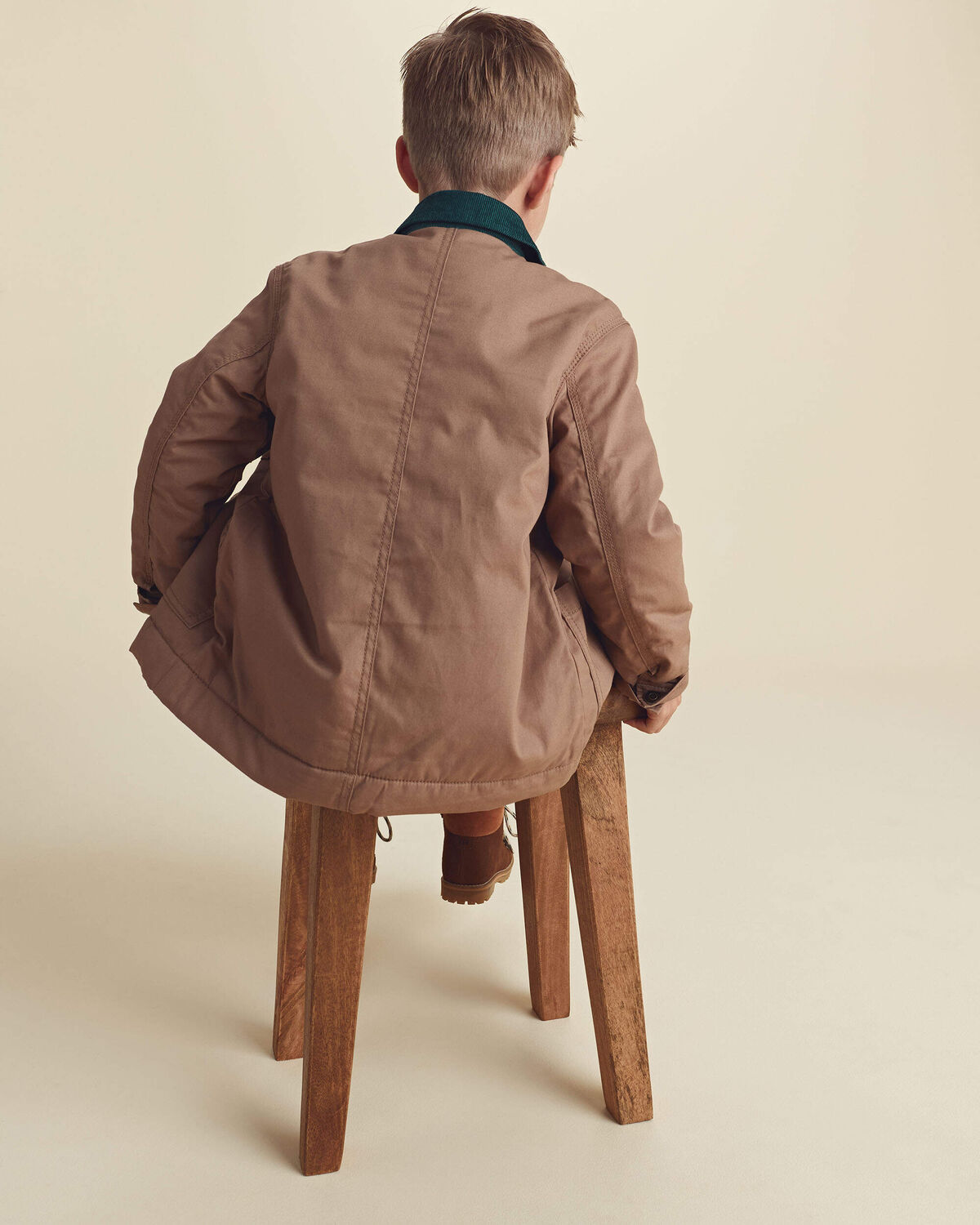 Boys Barn Utility Jacket - Brown - Image 4