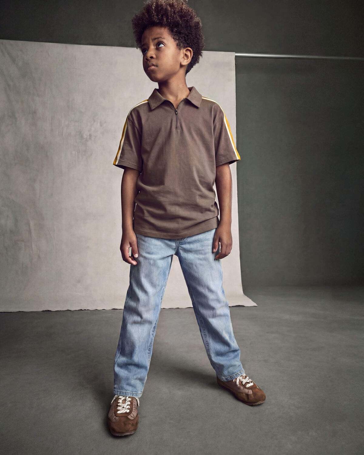 Boys Denim Tapered Jeans - Light Wash - Image 4