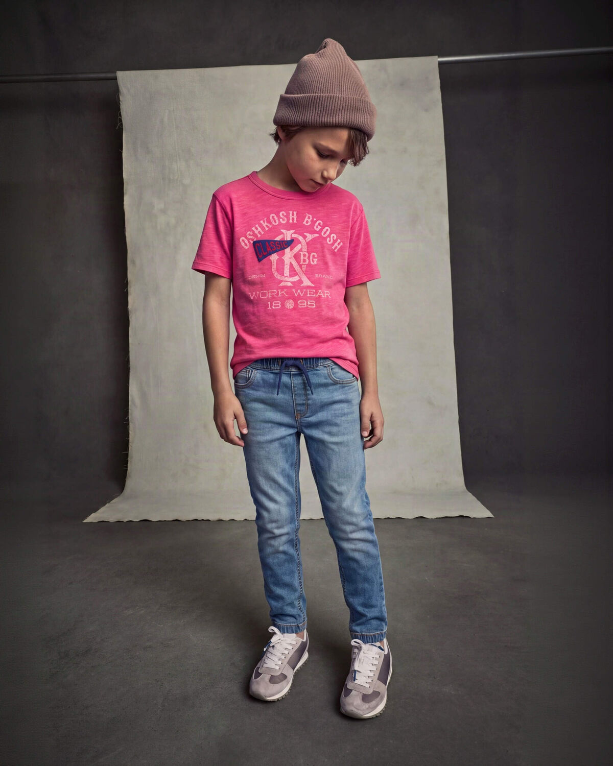 Boys Denim Tapered Jeans - Medium Wash - Image 4