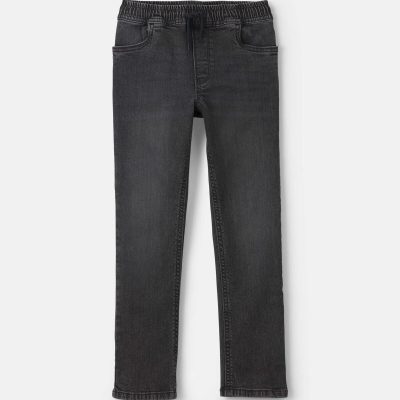 Boys Tapered Denim Jeans - Black