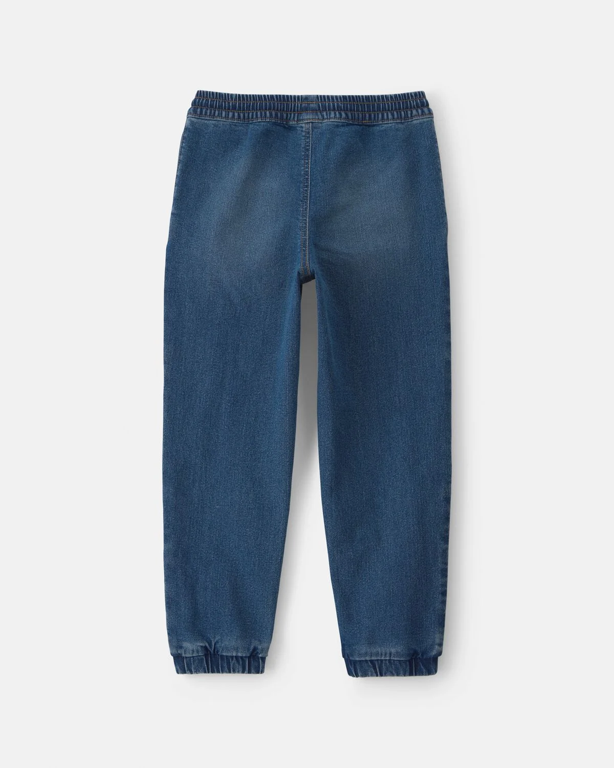 Boys Denim Relaxed Joggers - Medium Wash - Image 5